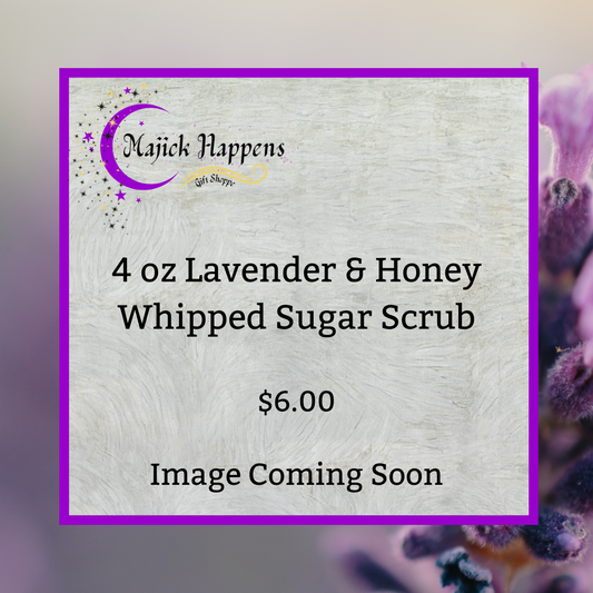 Lavender & Honey Whipped Sugar Scrub