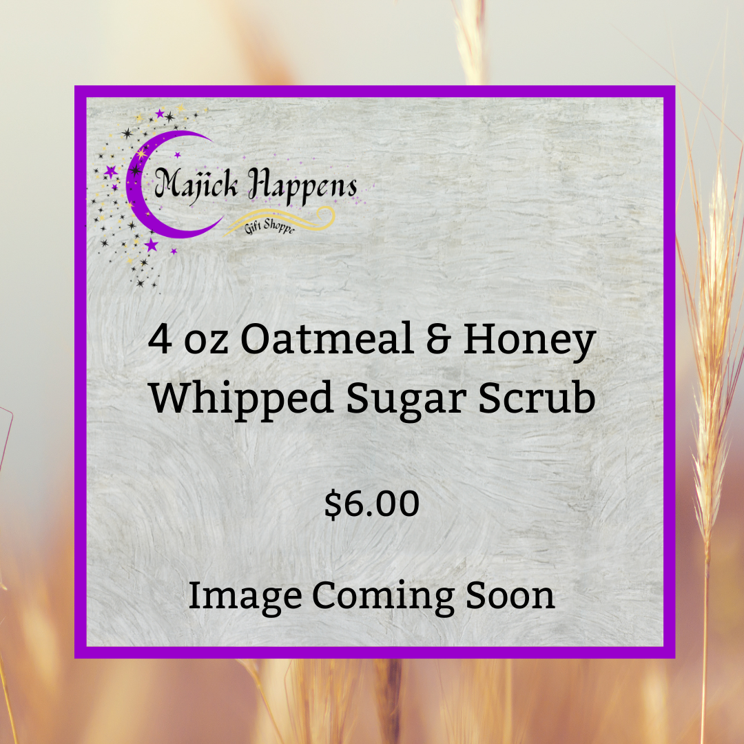 Oatmeal & Honey Whipped Sugar Scrub