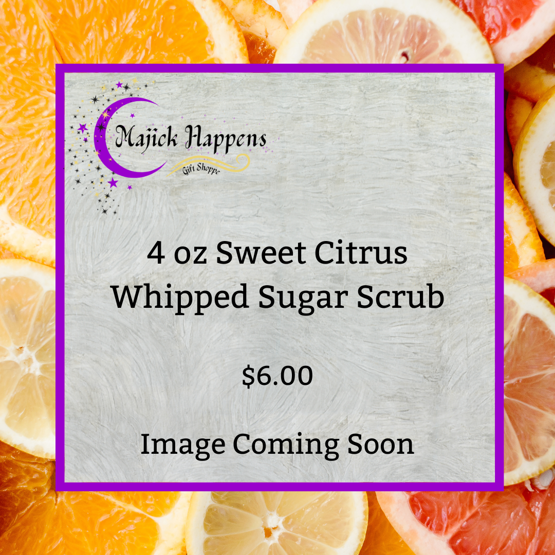 Sweet Citrus Whipped Sugar Scrub