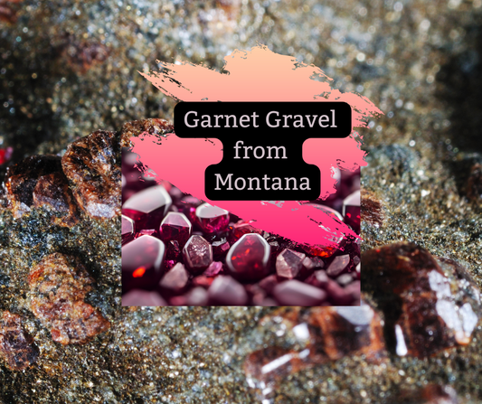 Garnet Gravel from a Montana Mine